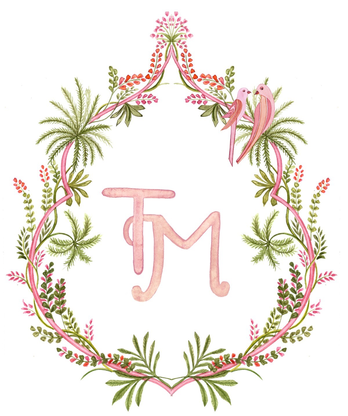 Tina and Matt wedding logo- Honey Buz